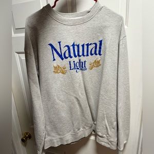Vintage Natural light crewneck. Size XXL. Gray color